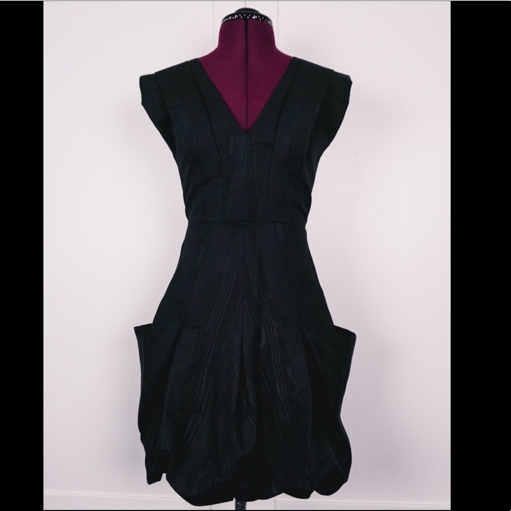 V-Neck Black BCBG Dress
